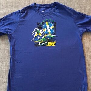 Nike Brazil 2022-23 Youth Graphic Tee.